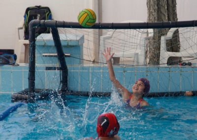 waterpolo tiro a puerta