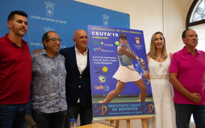 Presentación del Torneo Internacional de Tenis Femenino de Ceuta