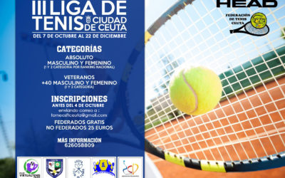 La Federación de Tenis de Ceuta Convoca la III Liga de Tenis ‘Ciudad de Ceuta’