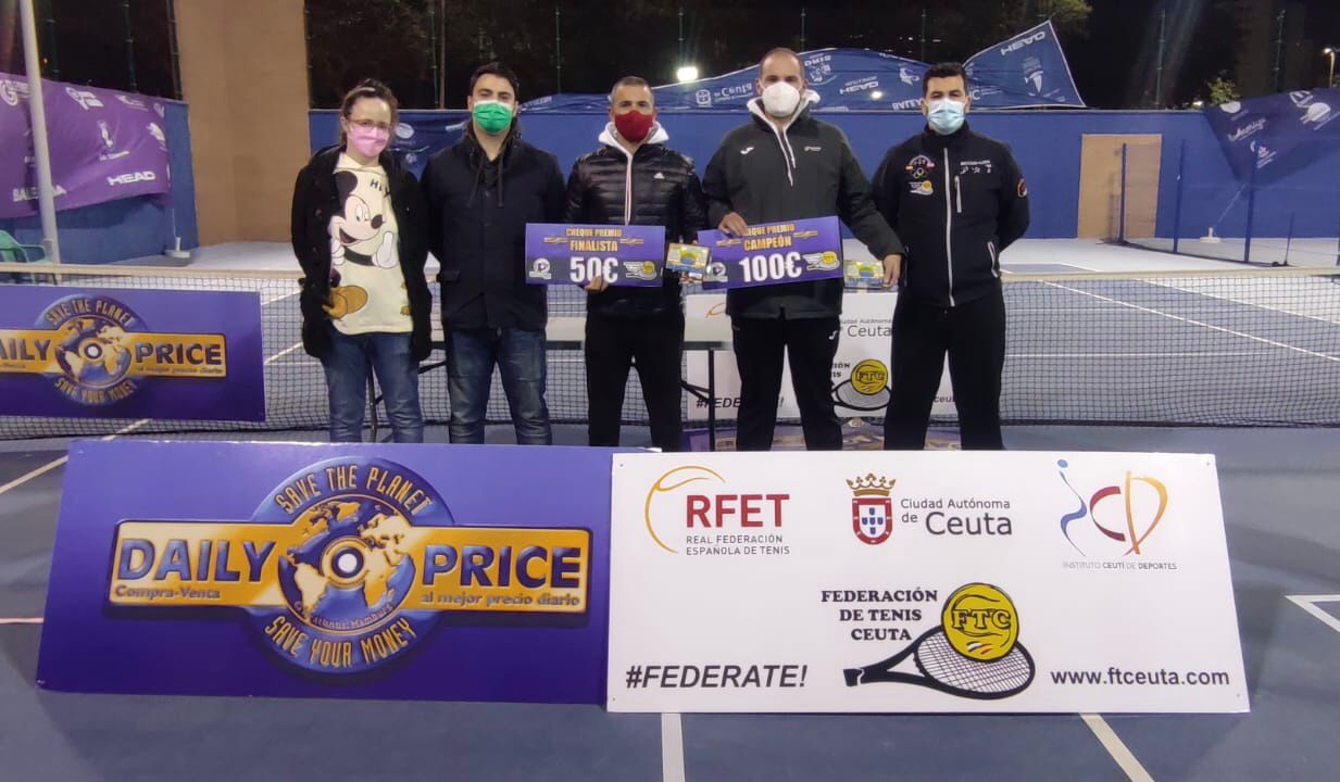 Éxito de participación en el I Campeonato de TouchTennis ‘Daily Price’ de la Federación de Tenis de Ceuta