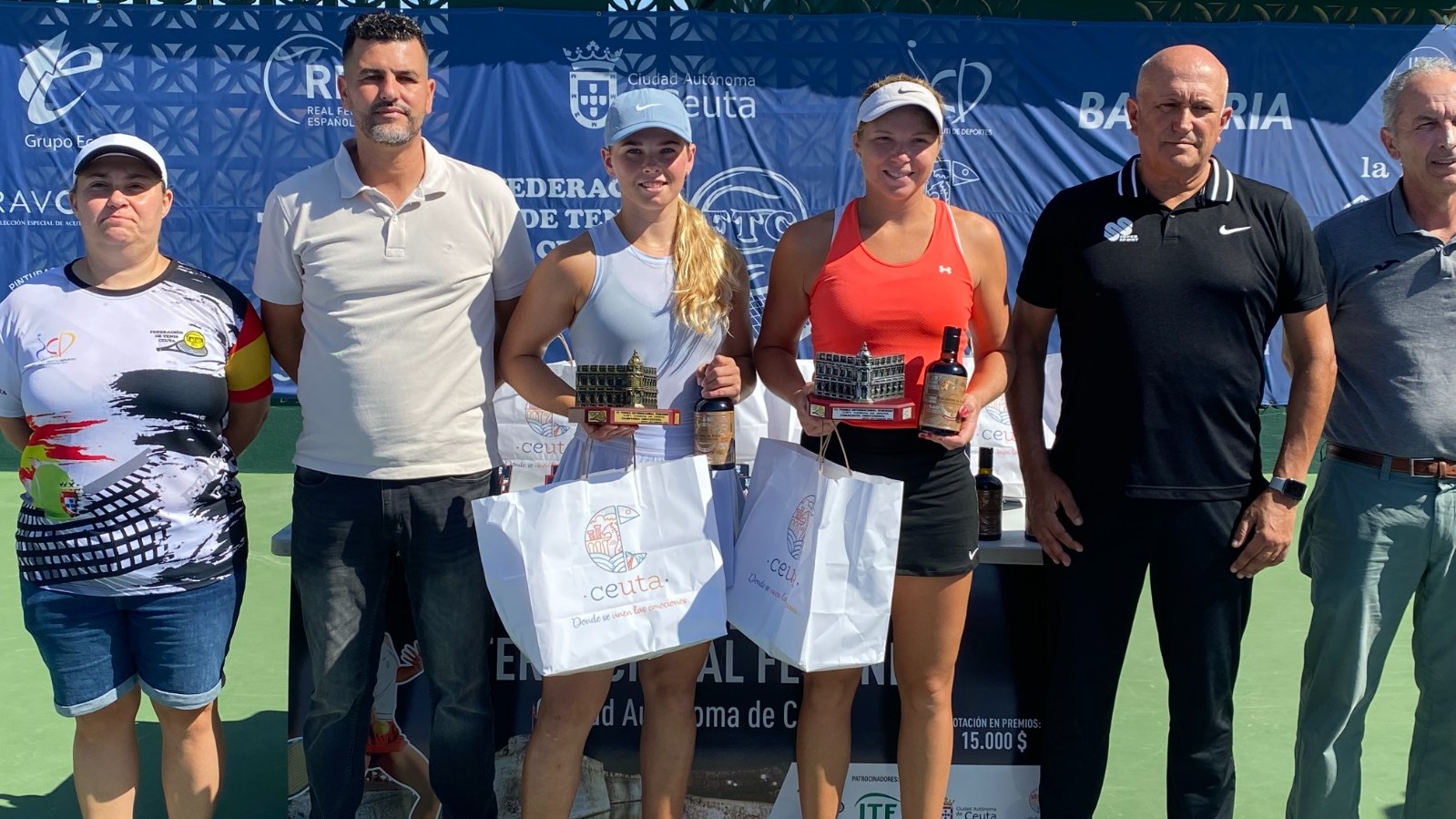 Olga Helmi y las hermanas Kolb se proclaman Campeonas del Torneo Internacional Femenino de tenis Ciudad de Ceuta
