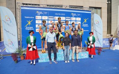 Beatrice Mallozzi y Antoine Duval ganan la Copa de Europa y Campeonatos del Mediterráneo de Triatlón 2023 en Ceuta