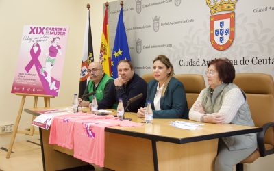 La ‘marea rosa’ se prepara para la XIX Carrera de la Mujer en Ceuta el próximo 10 de marzo
