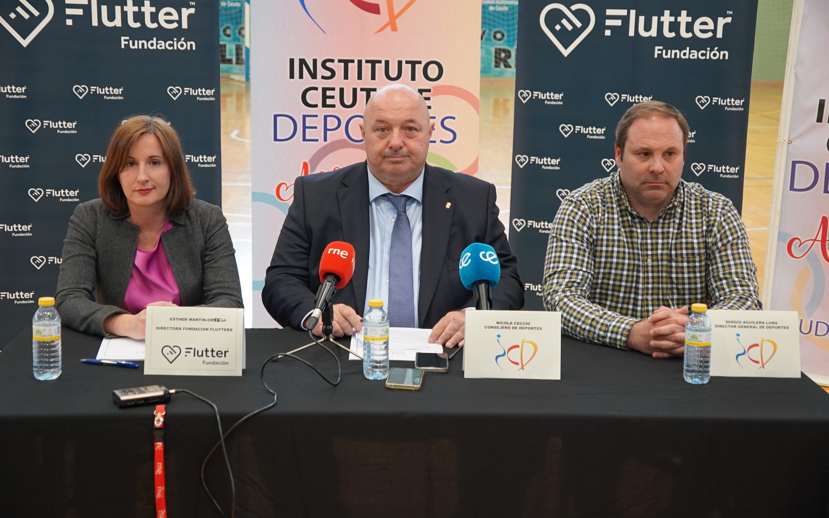 La Consejería de Deportes junto al ICD y la Fundación Flutter lanzan ‘Flutter por el Deporte’ para impulsar el deporte base en Ceuta